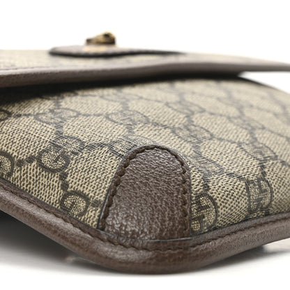 Gucci GG Supreme Monogram Neo Vintage Web Belt Bag Brown 9 of 10