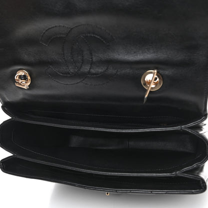 Chanel Lambskin Quilted Large Trendy CC Dual Handle Flap Bag Black 5 of 9