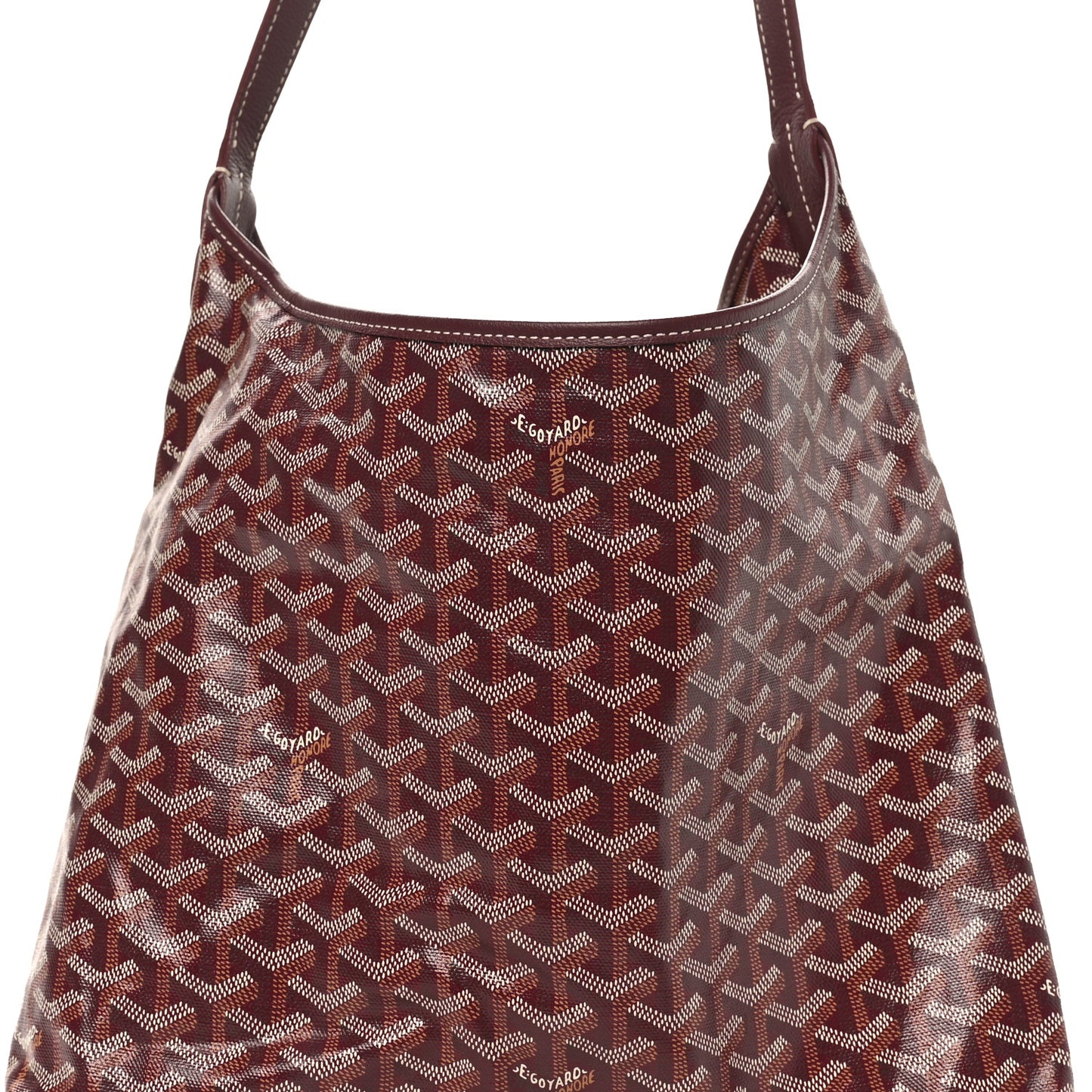 Goyardine Boheme Hobo Burgundy