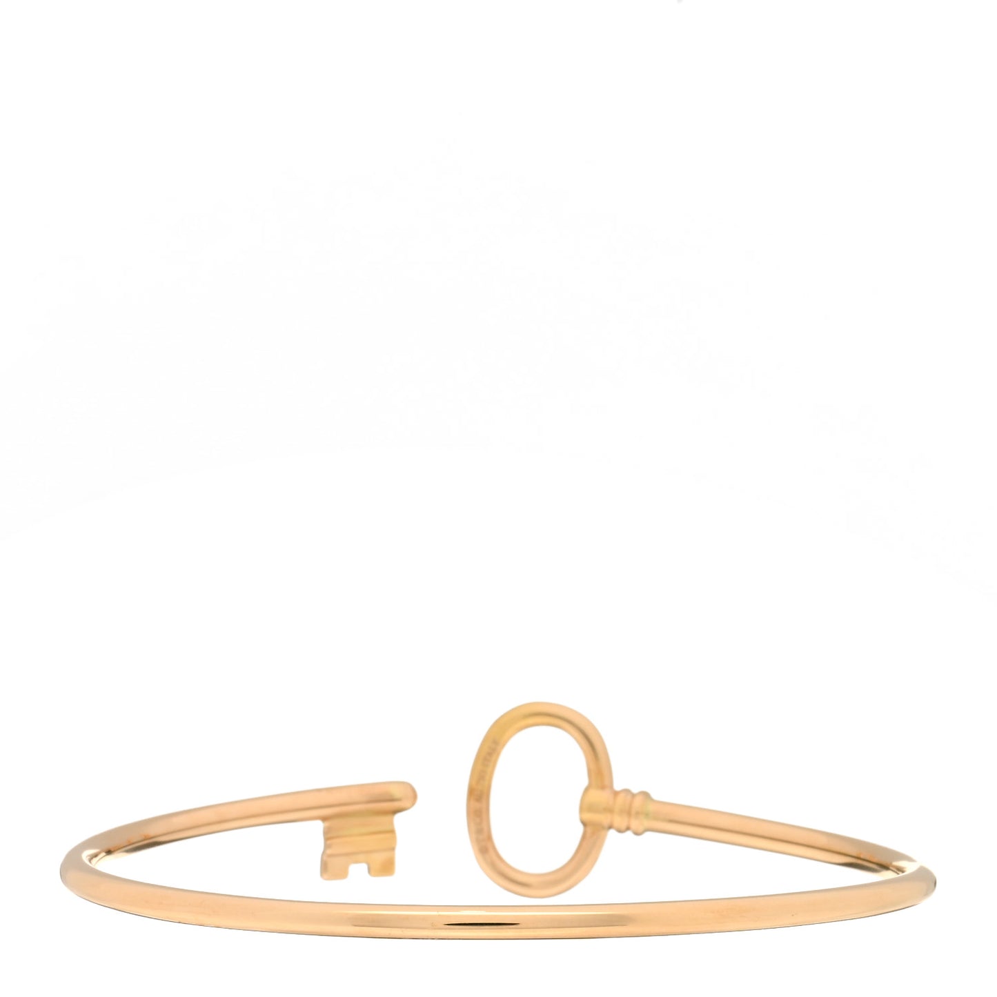 18K Rose Gold Keys Wire Bracelet