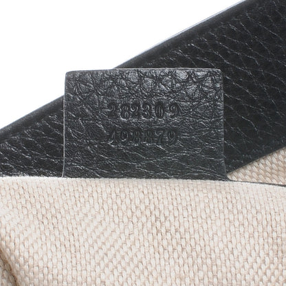 Gucci Pebbled Calfskin Medium Soho Shoulder Bag Black 7 of 7