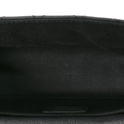 Chanel Grained Calfskin Quilted 2.55 Reissue Flap Belt Bag Clutch  Black 5 of 12