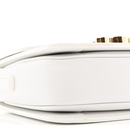 Celine Shiny Calfskin Teen Triomphe White 9 of 10