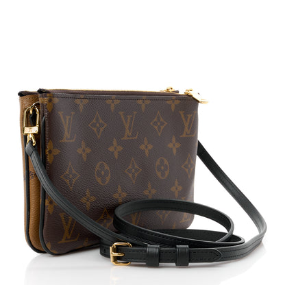 Louis Vuitton Reverse Monogram Giant Double Zip Pochette 3 of 13