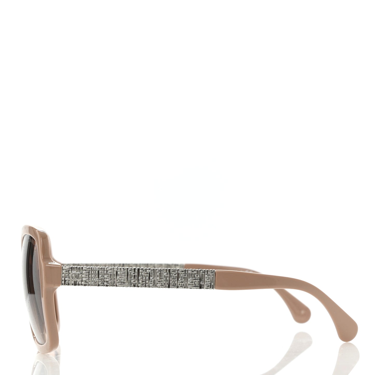Square Winter Sunglasses 5383 Beige