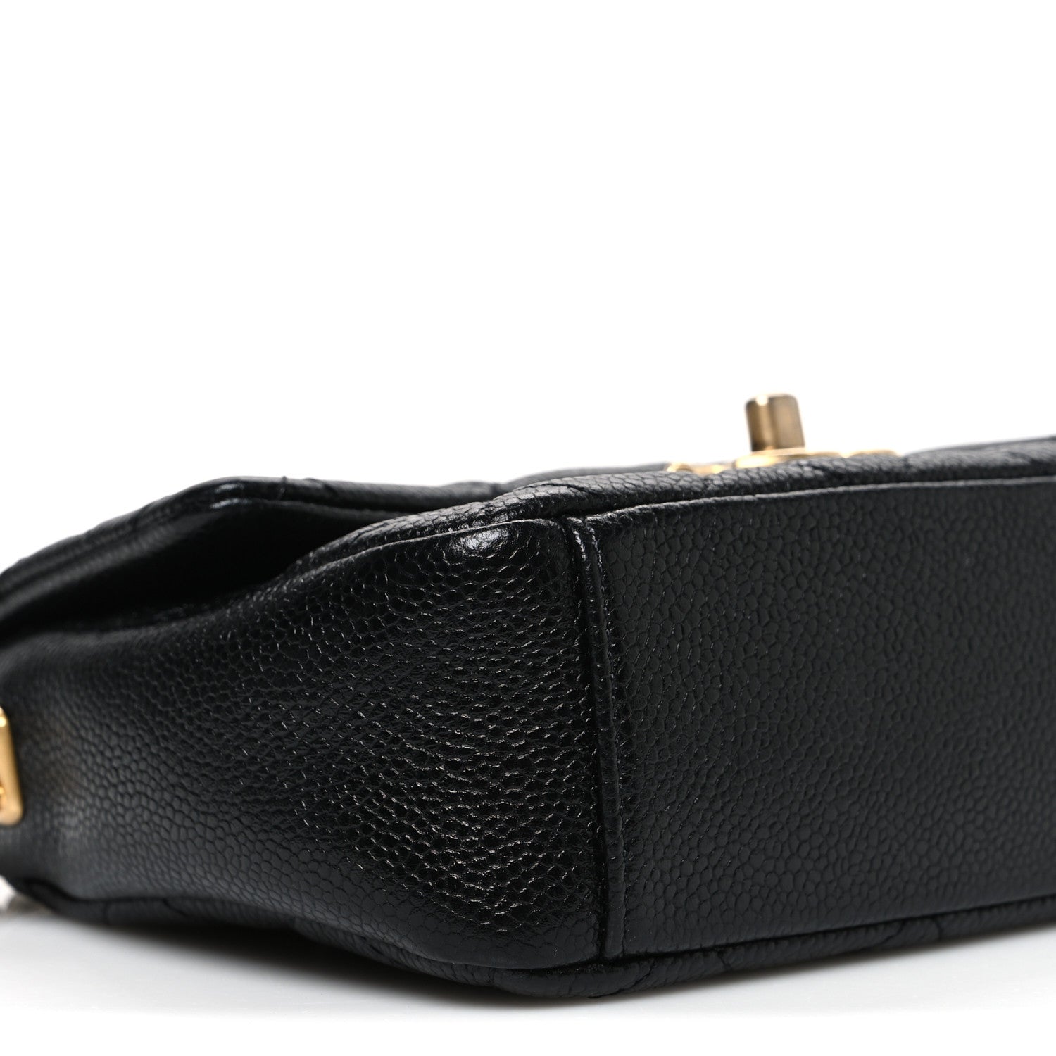 Chanel Caviar Quilted Mini Chain Soul Flap Black 9 of 10
