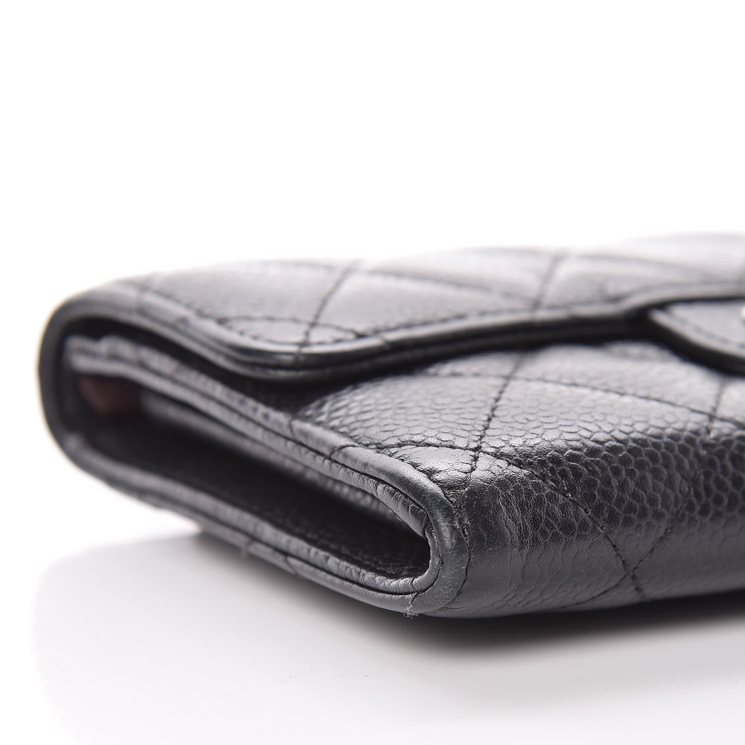 Chanel Caviar Quilted Small Flap Wallet Black 8 of 10