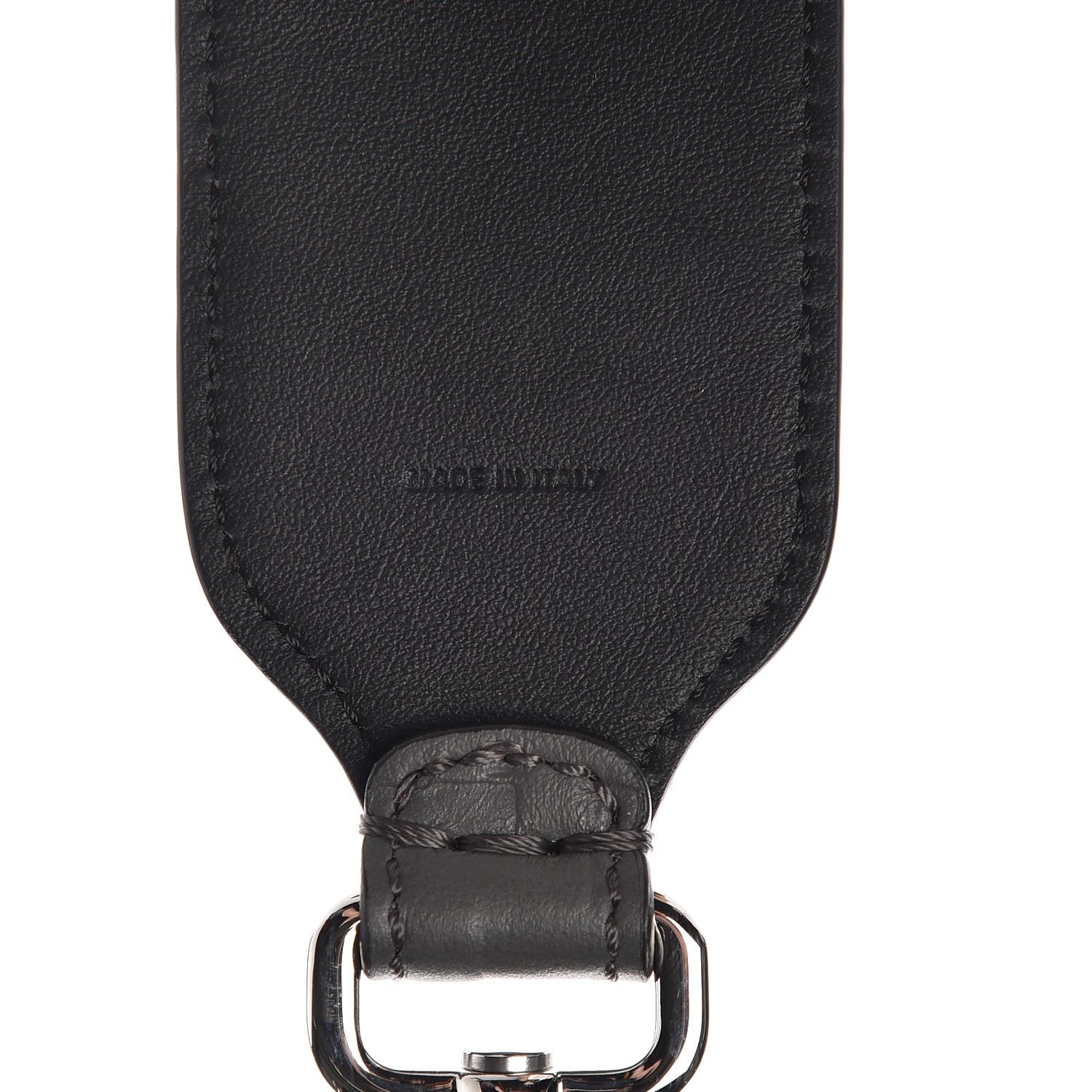 Fendi Calfskin FF Embossed Mini Strap You Grey 3 of 5