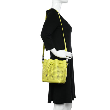 Proenza Schouler Calfskin Perforated Medium Bucket Bag Sulphur 2 of 14