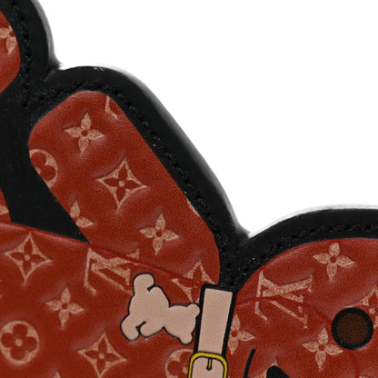 Louis Vuitton Monogram Teddy Bear Bag Charm Key Holder Brown 5 of 6