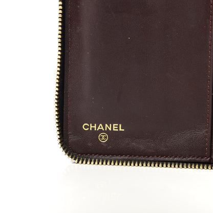Chanel Caviar Quilted Large Zip Around Organizer Wallet Black 7 of 11
