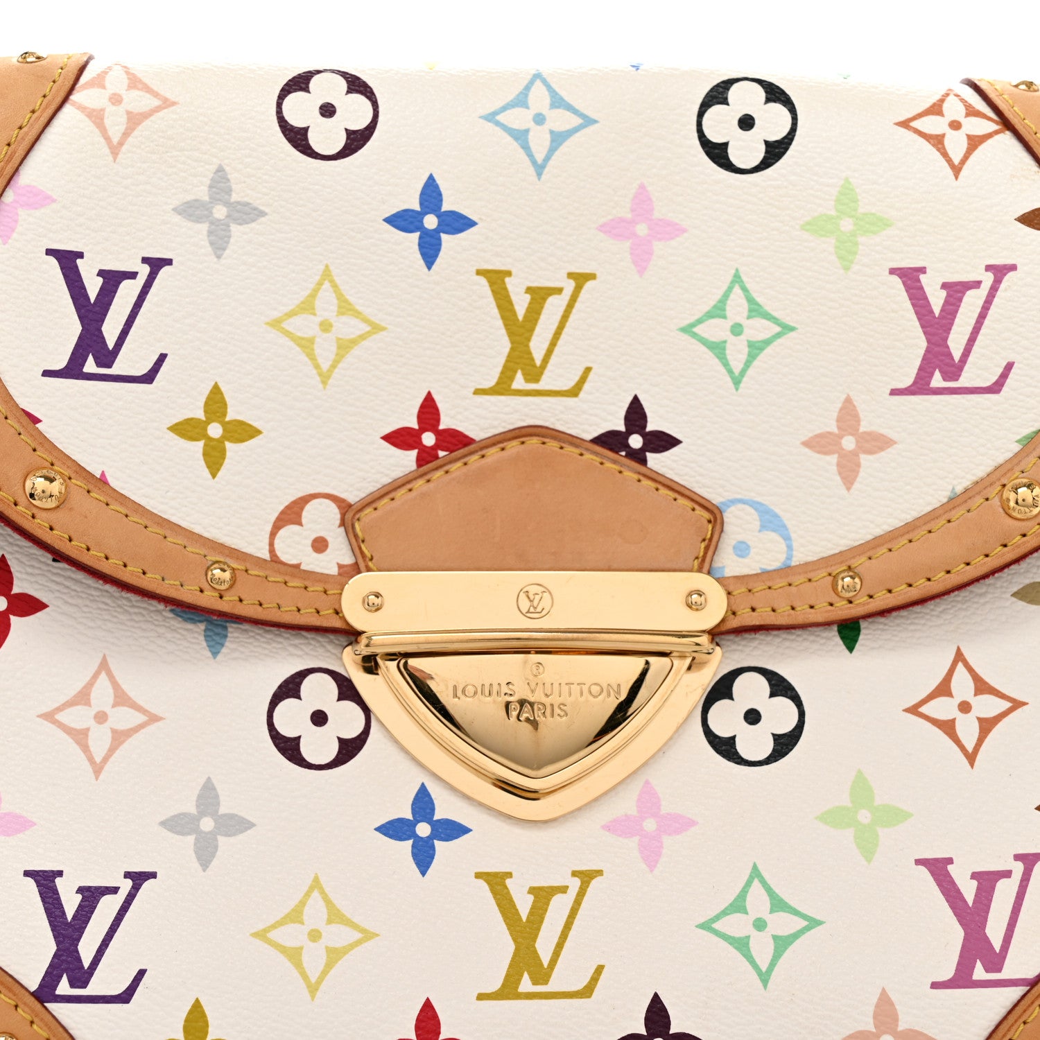Louis Vuitton Monogram Multicolor Beverly MM White 8 of 12