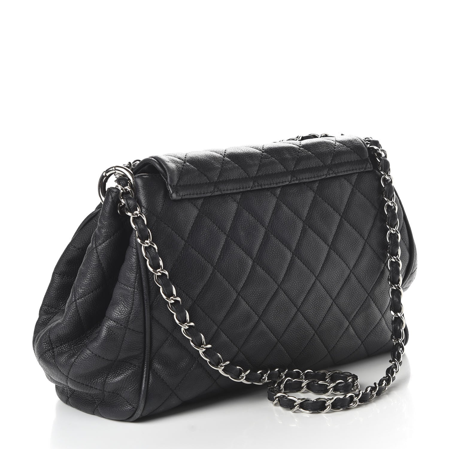 Chanel Caviar Quilted Timeless Accordion Flap Black 3 of 10