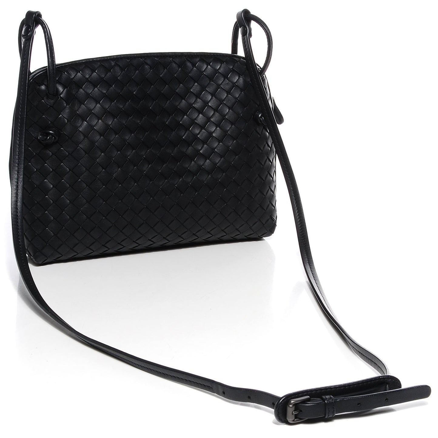 Nappa Intrecciato Messenger Bag Tourmaline