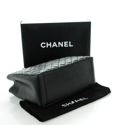 Chanel Caviar Quilted Grand Shopping Tote GST Black 4 of 7