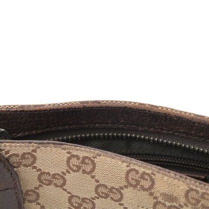Gucci Monogram Flat Messenger Bag Dark Brown 12 of 19