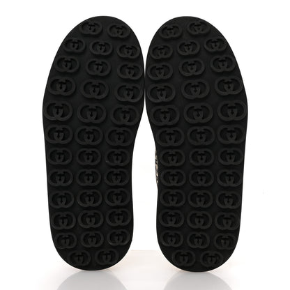 Gucci GG Monogram Jacquard Womens 1977 Tennis Platform 52mm Sneakers 37.5 Black Mystic White 6 of 9