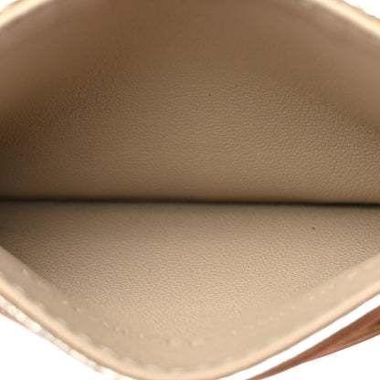 Christian Dior Metallic Lambskin Cannage Lady Dior Card Holder Gold 5 of 10