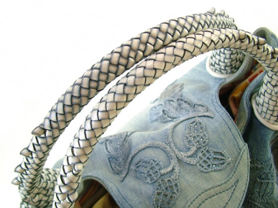 Denim Squirrel Embroidered Spy Blue