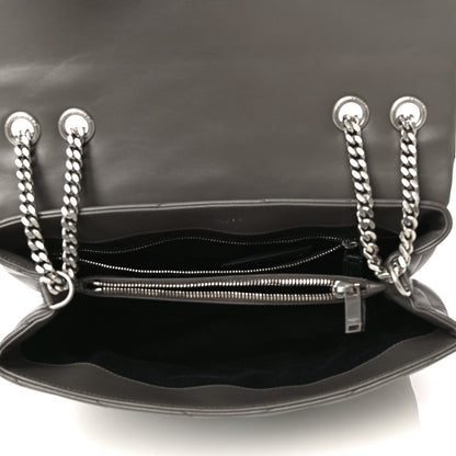 Saint Laurent Calfskin Y Quilted Monogram Medium Loulou Chain Satchel Earth 5 of 13