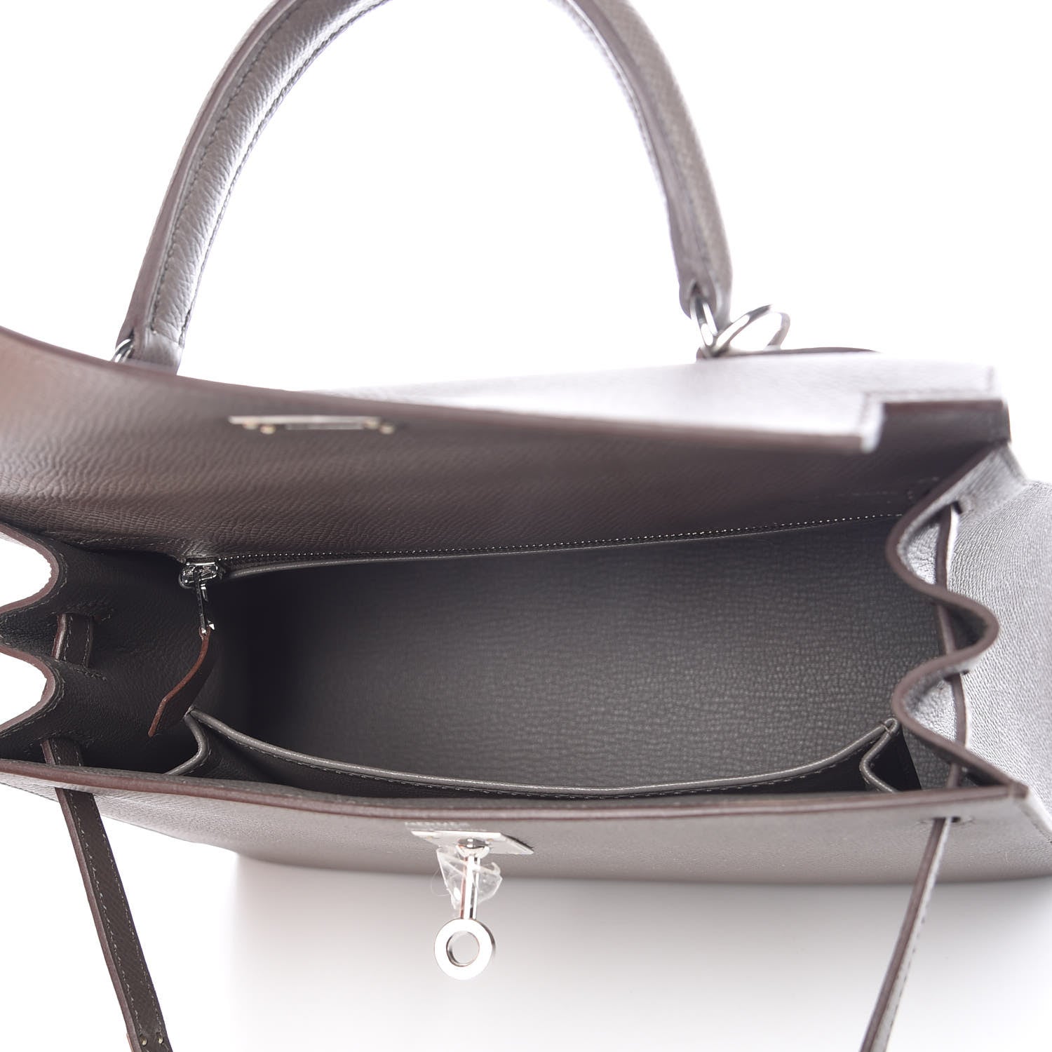 Hermes Epsom Kelly Sellier 25 Etain 16 of 40