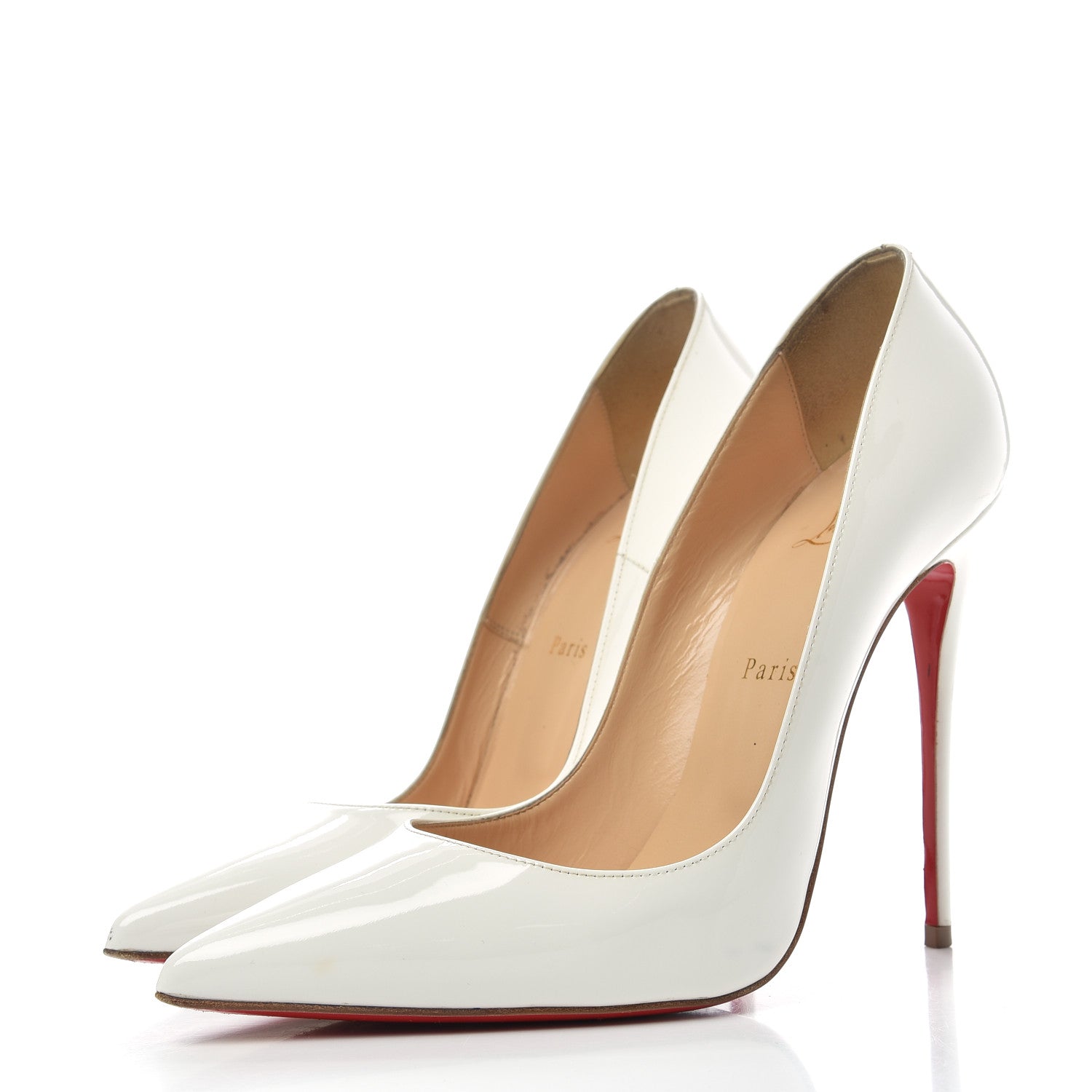 Christian Louboutin Patent So Kate 120 Pumps 39.5 Latte 3 of 10