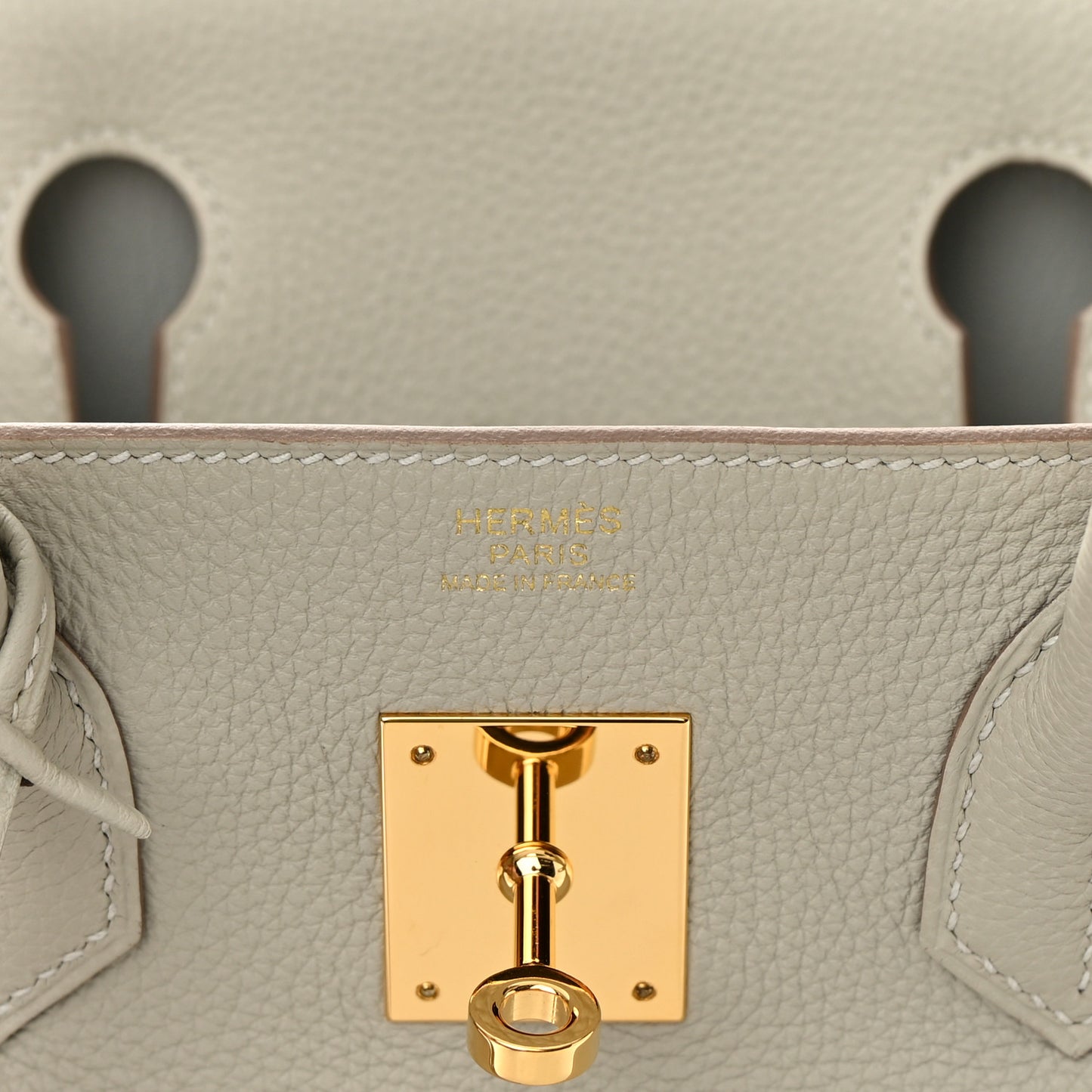 Togo Birkin 30 Gris Perle