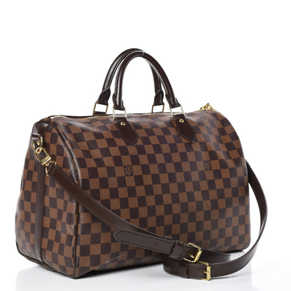 Louis Vuitton Damier Ebene Speedy Bandouliere 35 3 of 14