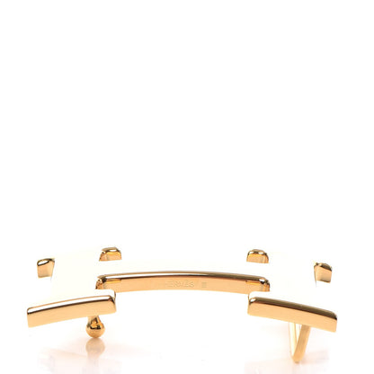 Hermes Polished 32mm H Belt Buckle Gold 4 of 5