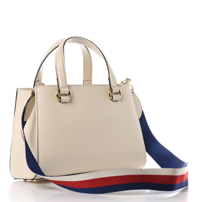 Gucci Calfskin Medium Sylvie Top Handle Tote White 4 of 11