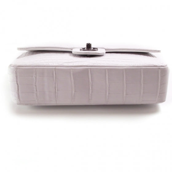 Crocodile Classic Flap White