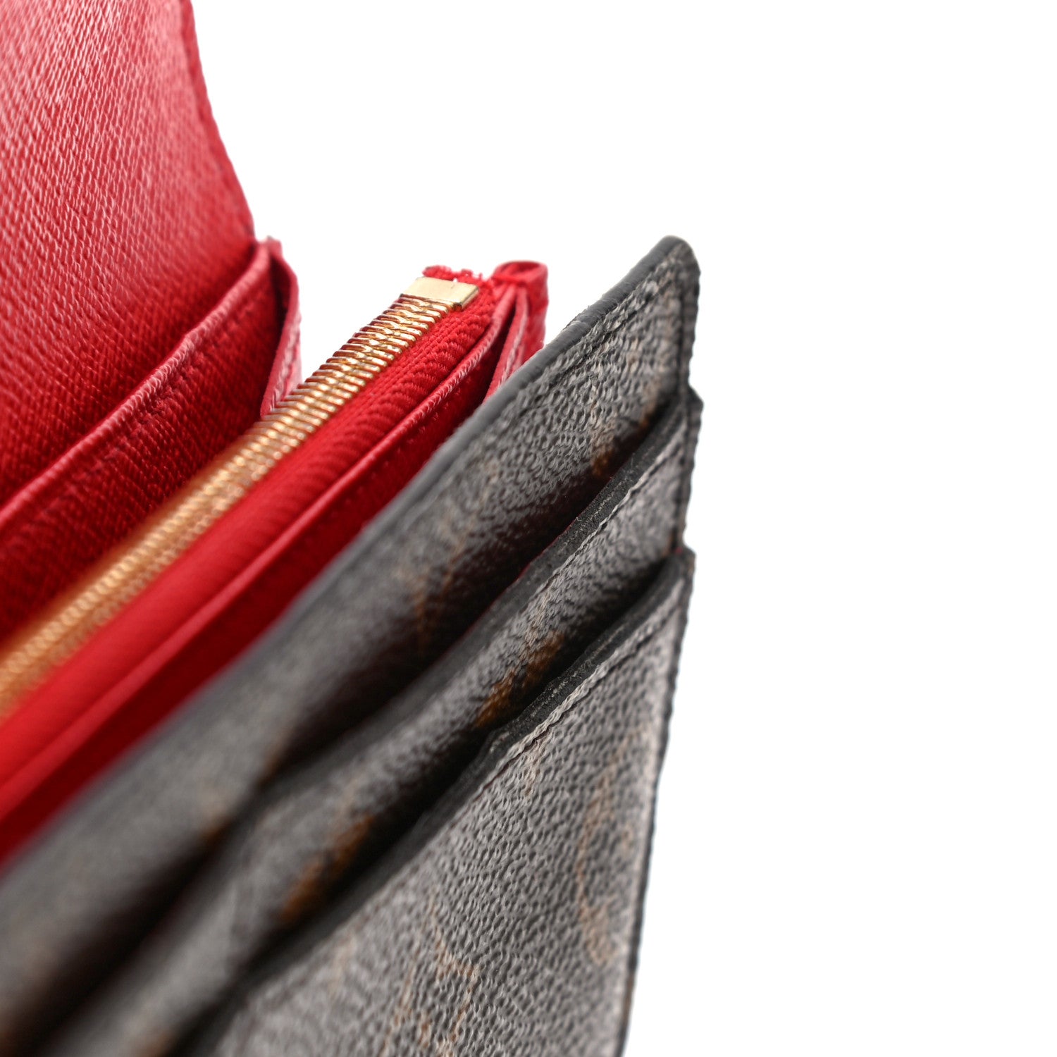 Louis Vuitton Monogram Sarah Wallet NM Coquelicot 9 of 11