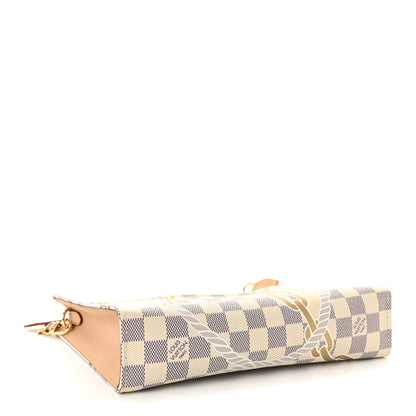 Louis Vuitton Damier Azur Nautical Toiletry Pouch On Chain 4 of 9