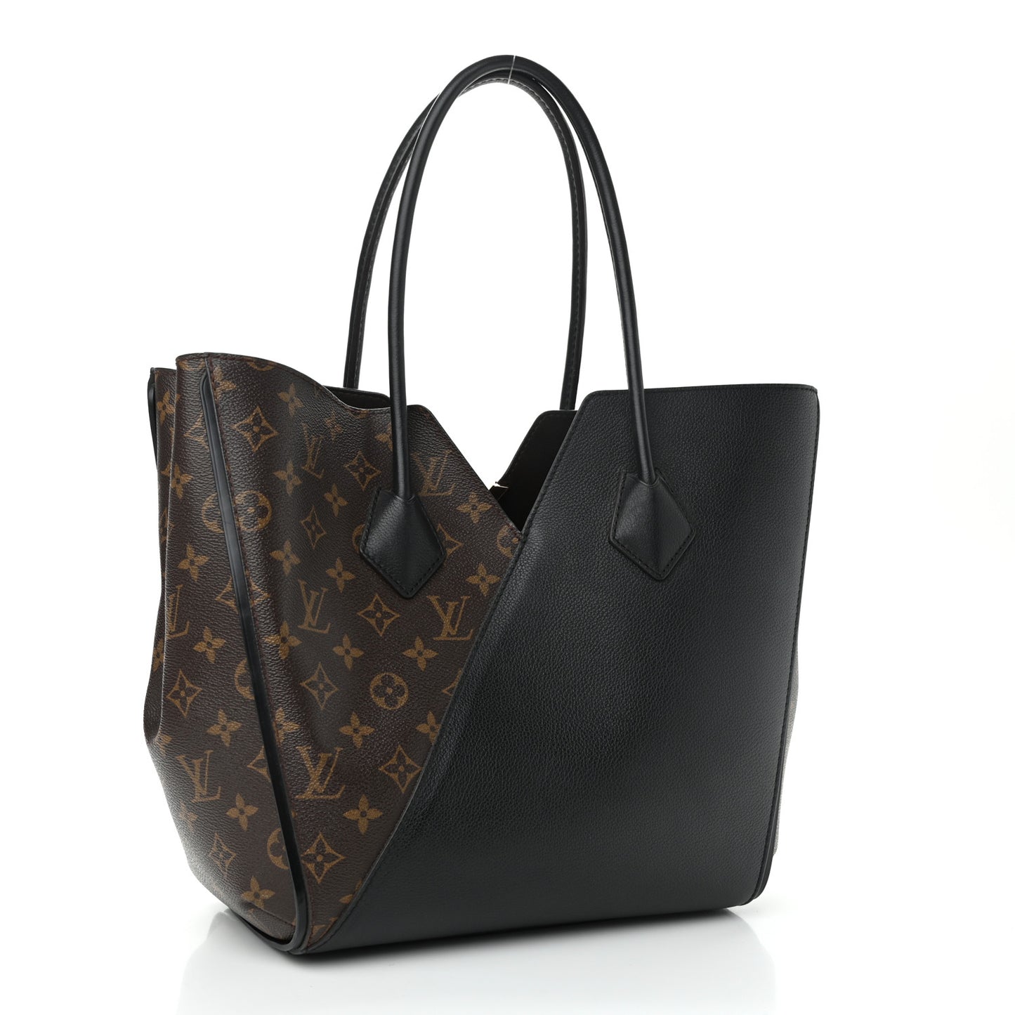 Calfskin Monogram Kimono Tote Black