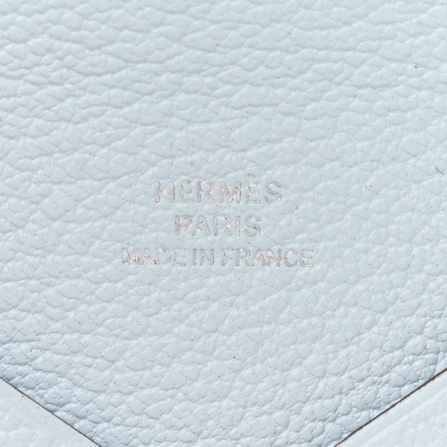 Chevre Mysore Calvi Card Case Bleu Brume