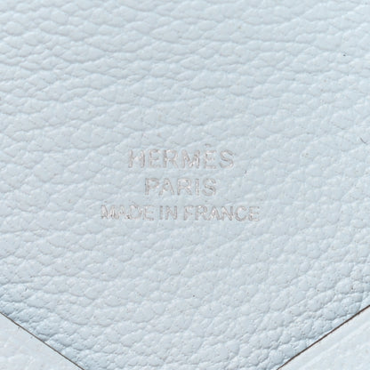 Hermes Chevre Mysore Calvi Card Case Bleu Brume 6 of 8