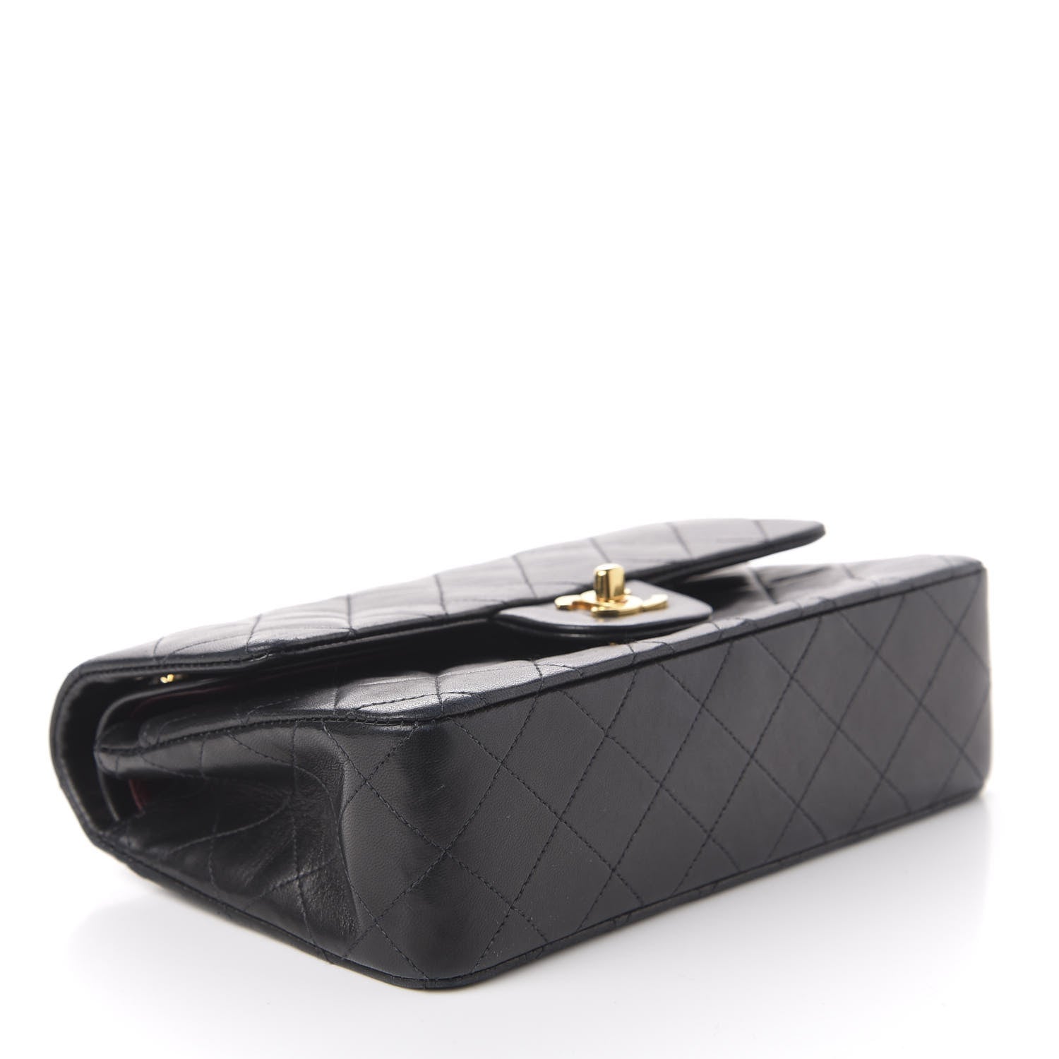 Chanel Lambskin Quilted Small Double Flap Black 5 of 12