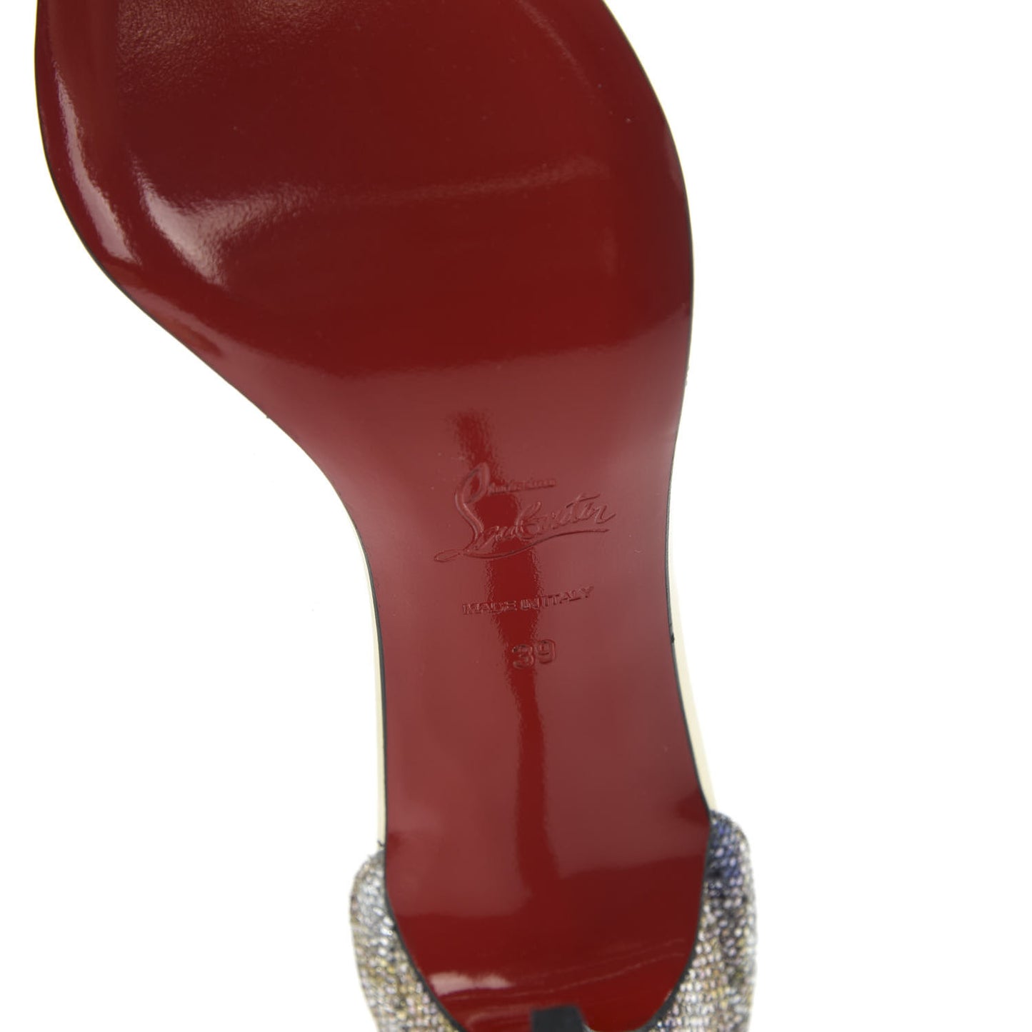 Debout Glitter Sirene 100 Pumps 39 Gold Transparent