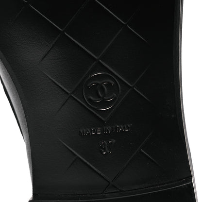 Chanel Lambskin Quilted CC Turnlock Loafers 37 Black 8 of 11