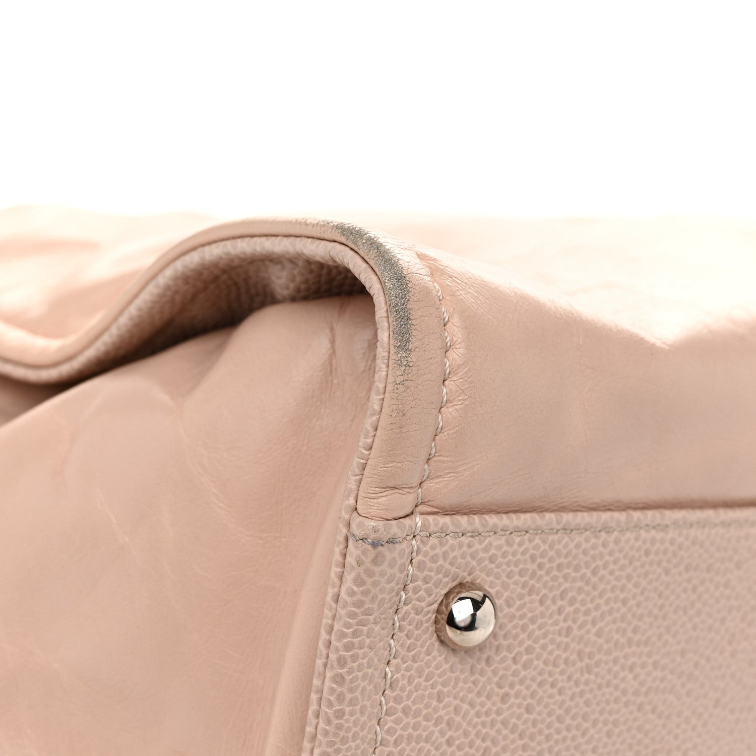 Chanel Glazed Calfskin Medium Deauville Tote Light Pink 13 of 15