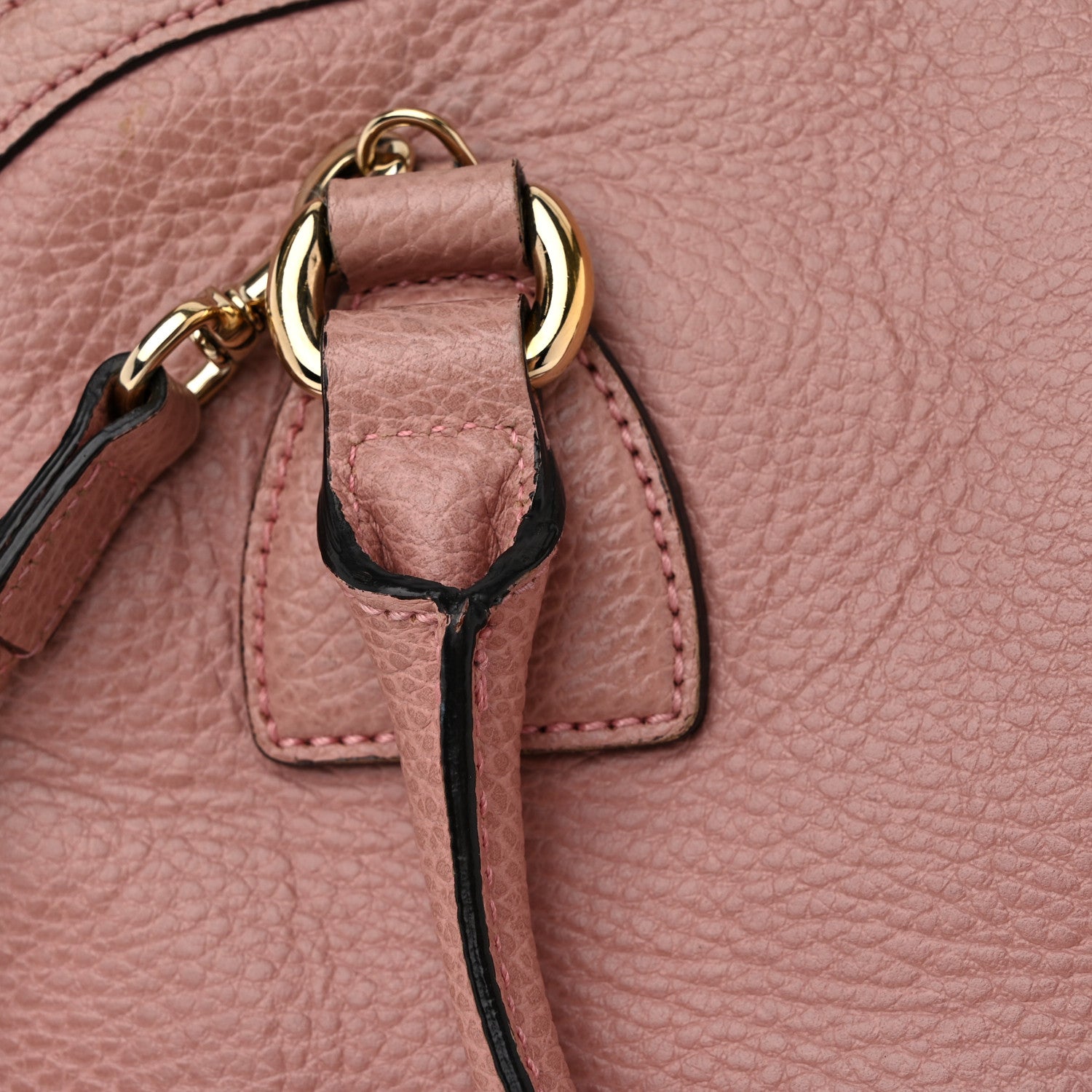 Gucci Dollar Calfskin Small GG Charm Dome Bag Soft Pink 13 of 15