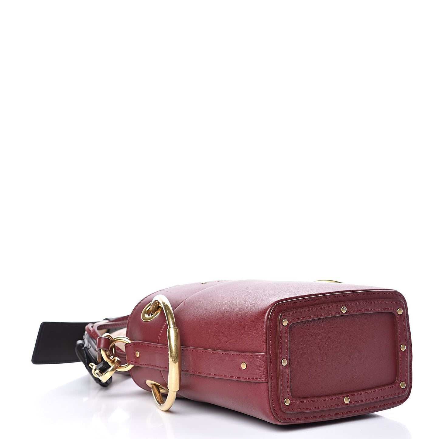 Smooth Calfskin Mini Roy Bucket Bag Plum Purple