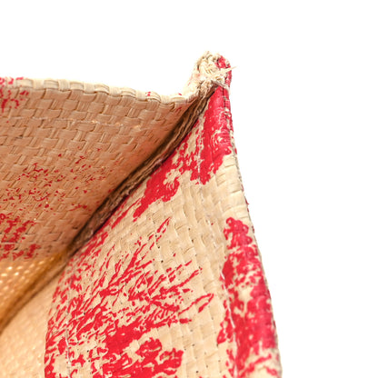 Christian Dior Straw Dioriviera Tote Pink 9 of 9