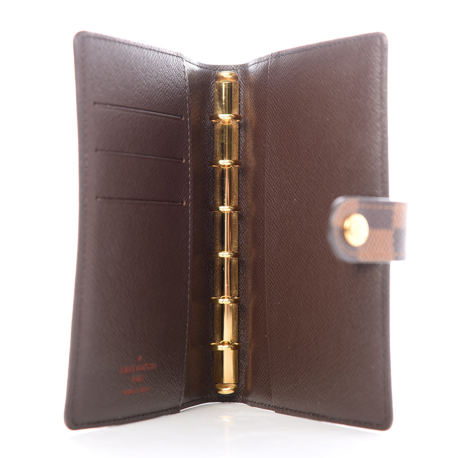 Louis Vuitton Damier Ebene Small Ring Agenda Cover 5 of 7