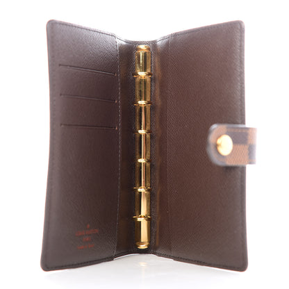 Louis Vuitton Damier Ebene Small Ring Agenda Cover 5 of 7