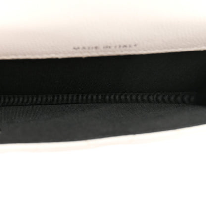 Chanel Caviar Quilted My Everything Belt Flap Card Holder White 6 of 9