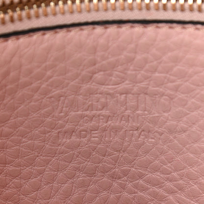 Valentino Garavani Pebbled Calfskin Small Rockstud Flip-Lock Messenger Bag Water Rose 11 of 11
