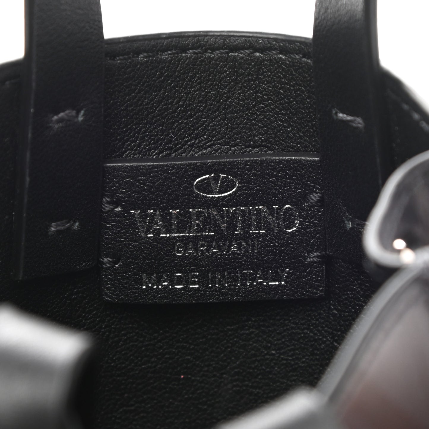 Calfskin VLTN Phone Bag Black