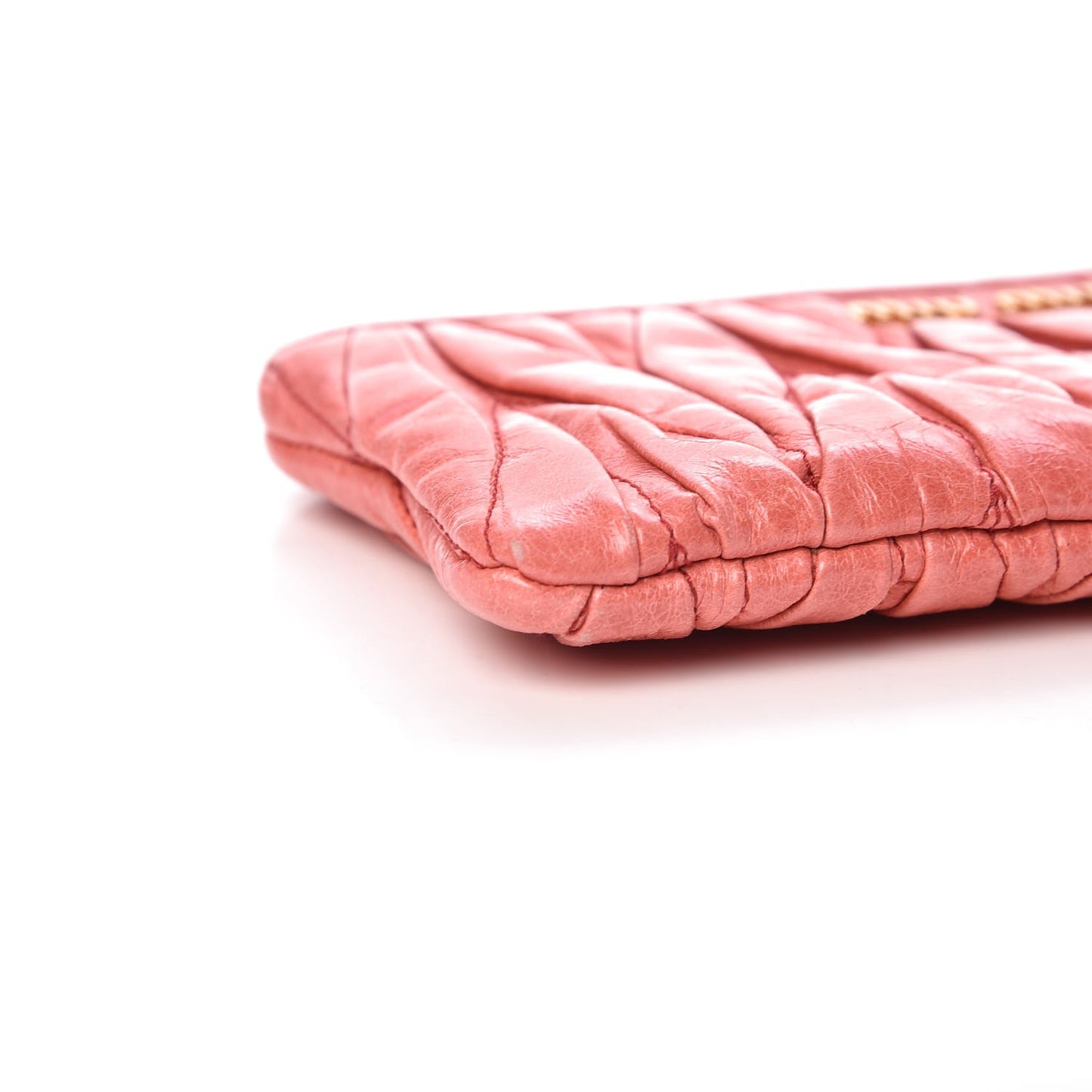 Nappa Matelasse Lux Pouch Rosa
