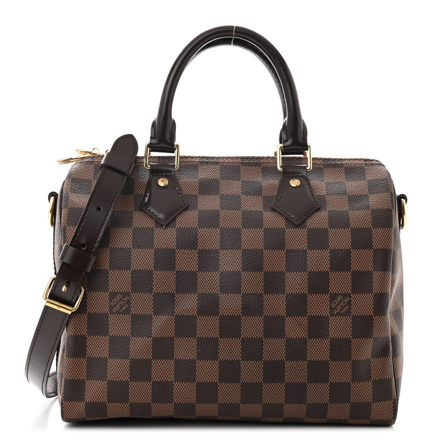 Louis Vuitton Damier Ebene Speedy Bandouliere 25 1 of 10